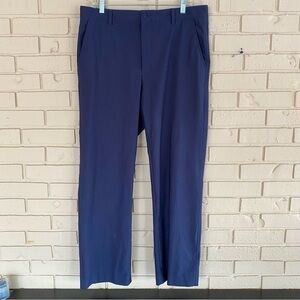 Footjoy Athletic Fit Pants Mens 36x30 Navy Performance Golf Activewear Chino